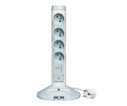 Listwa zasilająca Legrand Listwa Antyprzepieciowa 4-gniazda USB